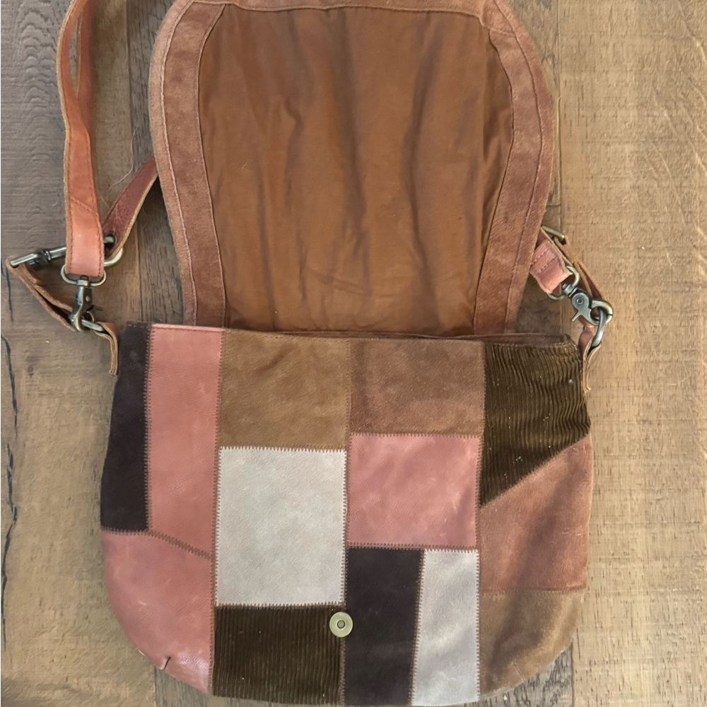 Free People Patchwork Shoulder Bag - image 2